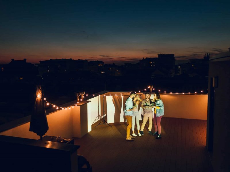 Rooftop party