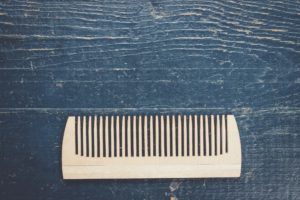 handmade wooden comb